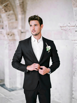 Traje Negro 2 piezas (PRECIO ESPECIAL EN TIENDA ONLINE) (5442)