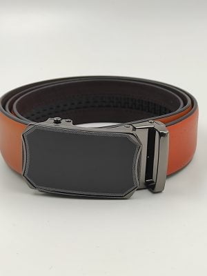 Cinturón automático de cuero - Café