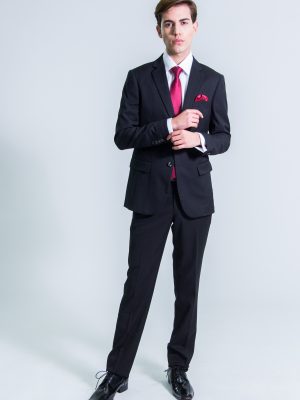 Traje Clásico | Traje negro | Dos piezas | 018-BLACK