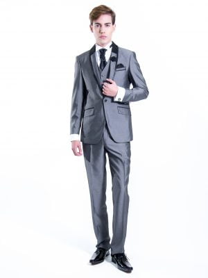 [LIQUIDACION] Smoking Gris tres piezas (975-16)