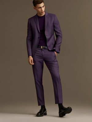 Traje 2 piezas slim | Morado