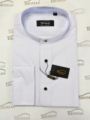 Camisa Cuello Mao | Para Colleras | Lisa