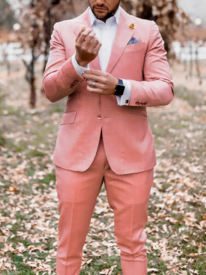 Traje lino rosa en tres piezas - NEW ARRIVAL