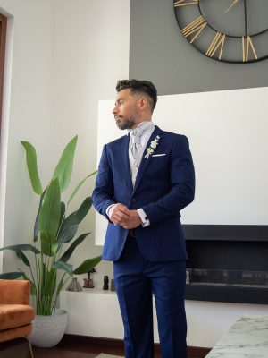 Traje Azul | Ligero | Tres piezas (D980-9)