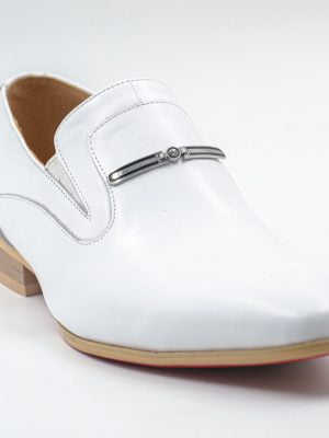 Zapato | Mocasin | Cuero Blanco | D958-8