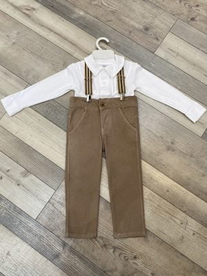 Conjunto - Body niño | Café