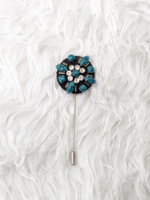 Botonier | Cristal Turquesa