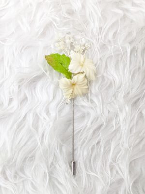 Botonier | Flor Crema