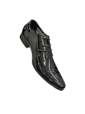 Zapato | Derby | Charol Negro | Liso