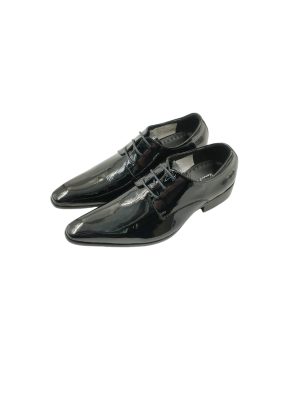 Zapato | Derby | Charol negro | 6071-T2C-BLACK