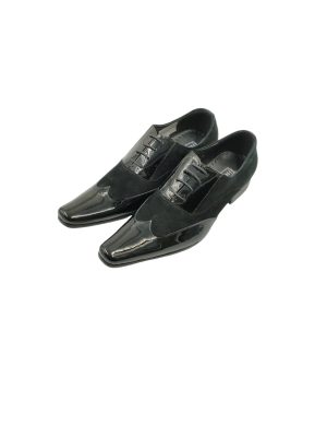 Zapato | Derby | Charol Gamuza | A07-102-BLACK