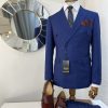 Traje cruzado | Azul | Chaqueta y Pantalón