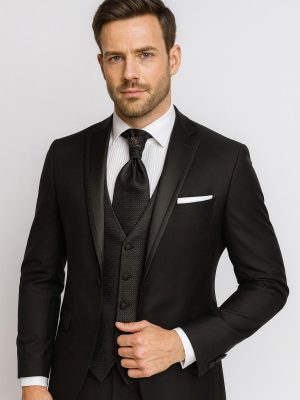 Smoking Brillante | Tres piezas | A1987-13