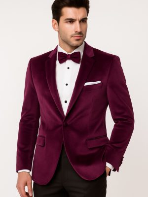 Terciopelo | Traje Burdeo | Chaqueta y Pantalón | 704671-5