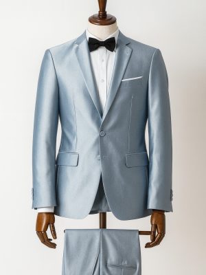 Tradicional brillante | Gris claro | CHAQUETA Y PANTALÓN | 5015