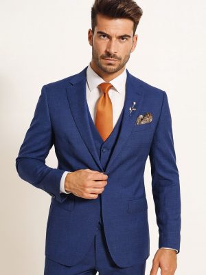 Traje Tradicional | Traje Azul Diseño | Incluye Chaleco