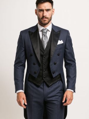 Frac | Traje Azul | Incluye Chaleco | 872-323