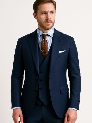 Traje Clásico | Traje Azul Navy | Tres piezas | 1006-18