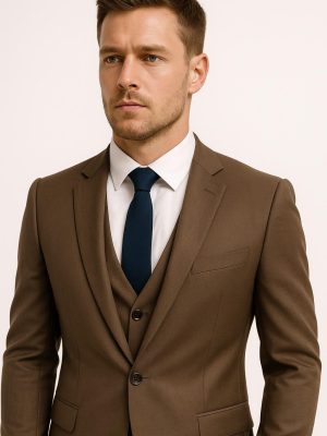 [LIQUIDACION] Traje Marrón | Clásico | Tres piezas | 686785-19