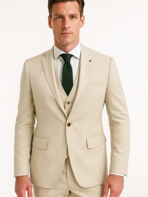 Traje Tradicional | Beige | Tres piezas | 9A345-543