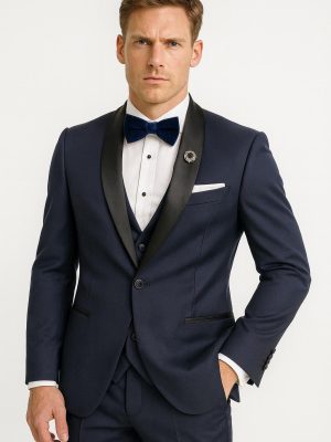 Smoking Azul marino Clásico (2068-1 / 168-1)