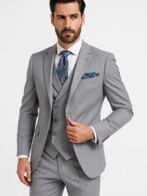 Traje Tradicional | Traje Gris | Incluye Chaleco