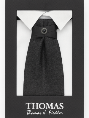 corbatín/plastron/negro diseño