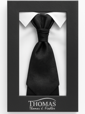 corbatín/plastron/negro/diseño