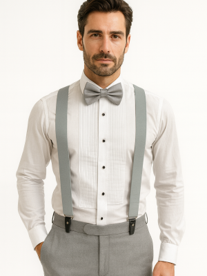 Suspensor | Botones | Gris | 2 Piezas