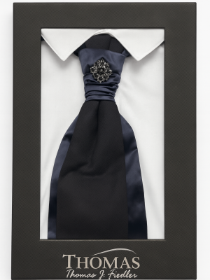 corbatín/plastron/azul