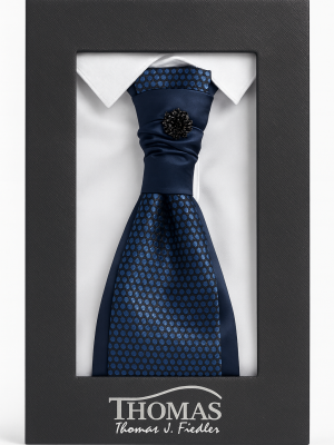 corbatín/plastron/azul diseño