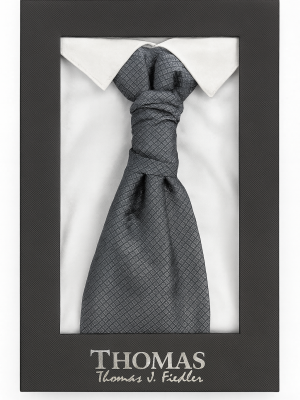 corbatín/plastron/gris/diseño