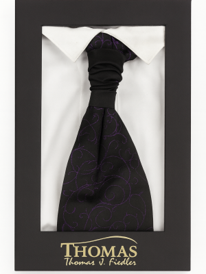 corbatín/plastron/negro diseño