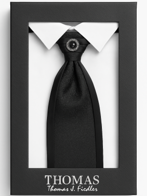 corbatín/plastron/negro