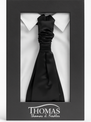 corbatín/plastron/negro