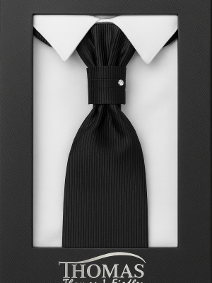 corbatín/plastron/negro