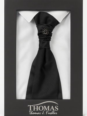 corbatín/plastron/negro