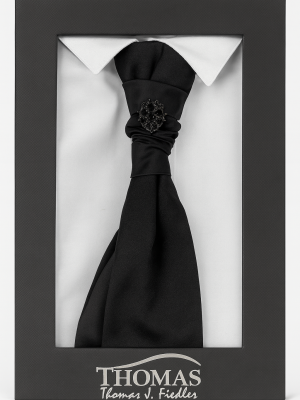 corbatín/plastron/negro