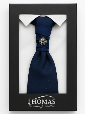 corbatín/plastron/azul diseño