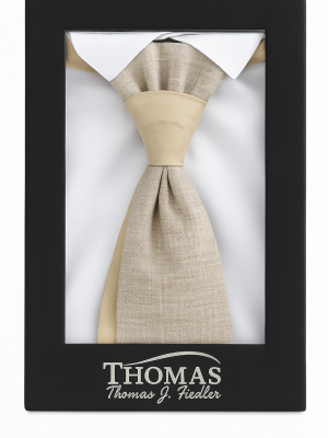 corbatín/plastron/beige