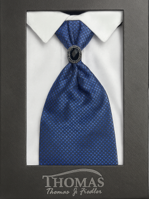 corbatín/plastron/azul diseño