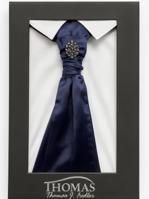 corbatín/plastron/azul