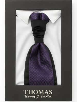 corbatín/plastron/morado