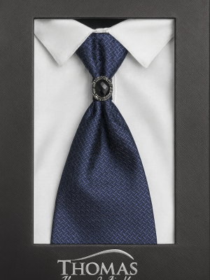 corbatín/plastron/azul