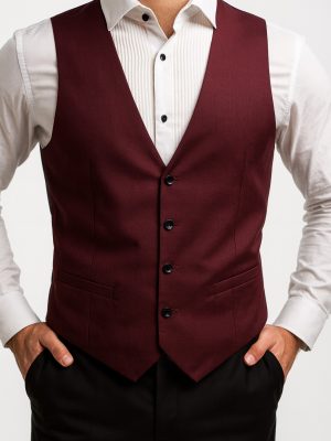 Chaleco | Gillette | 1 Pieza | Burdeo