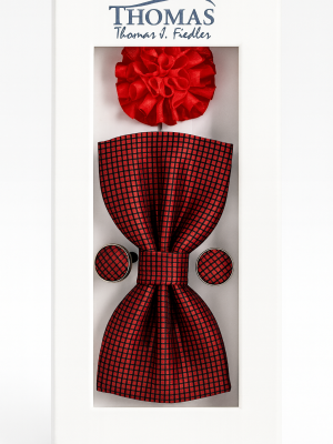 Set | Humita | 3 Piezas | Rojo cuadros