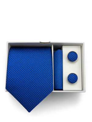 Set | Corbata | 3 Piezas | Azul rey