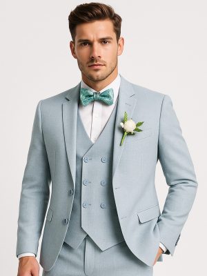 Traje colección | 3 Piezas | Celeste | 5062-4