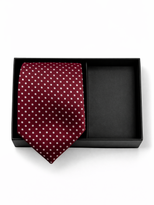 Corbata | Colección | Burdeo puntos |