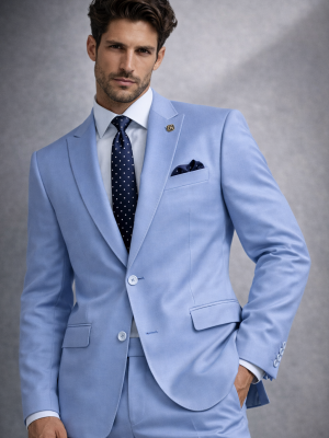 Traje | 2 Piezas | celeste | S530-240